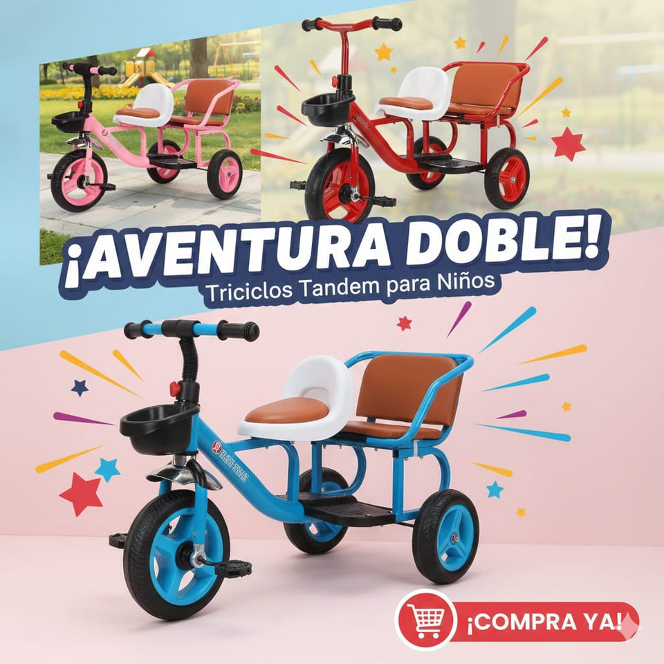 Triciclo 2 en 1 para niños